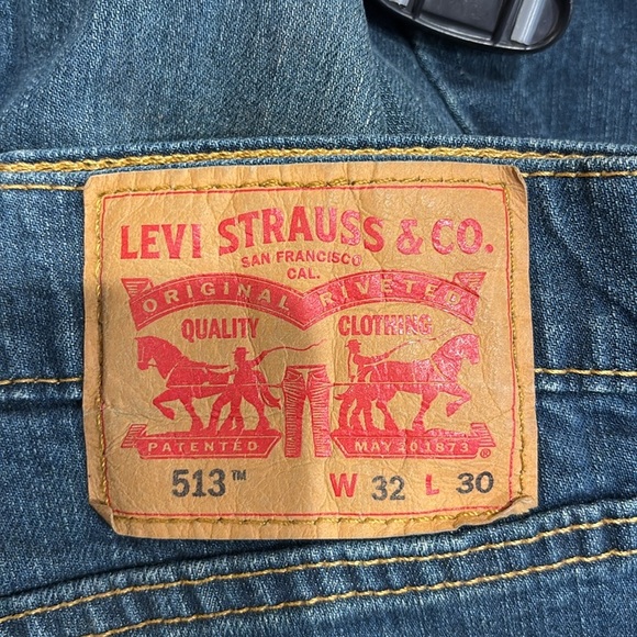 Levi's Classic Straight Blue Jeans - Picture 6 of 8